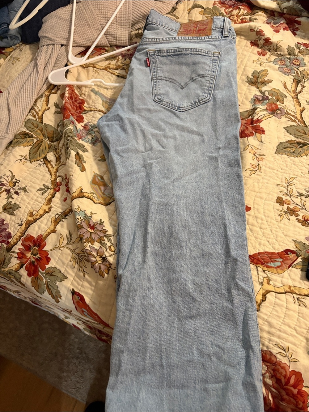 Levi's Light Blue Straight Leg Jeans